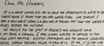 Billy Pappas's letter to artist David Hockney.